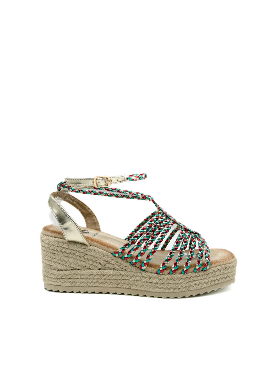 Sandalias de Cuña con Tiras Trenzadas y Plataforma de Yute - Imagen 8